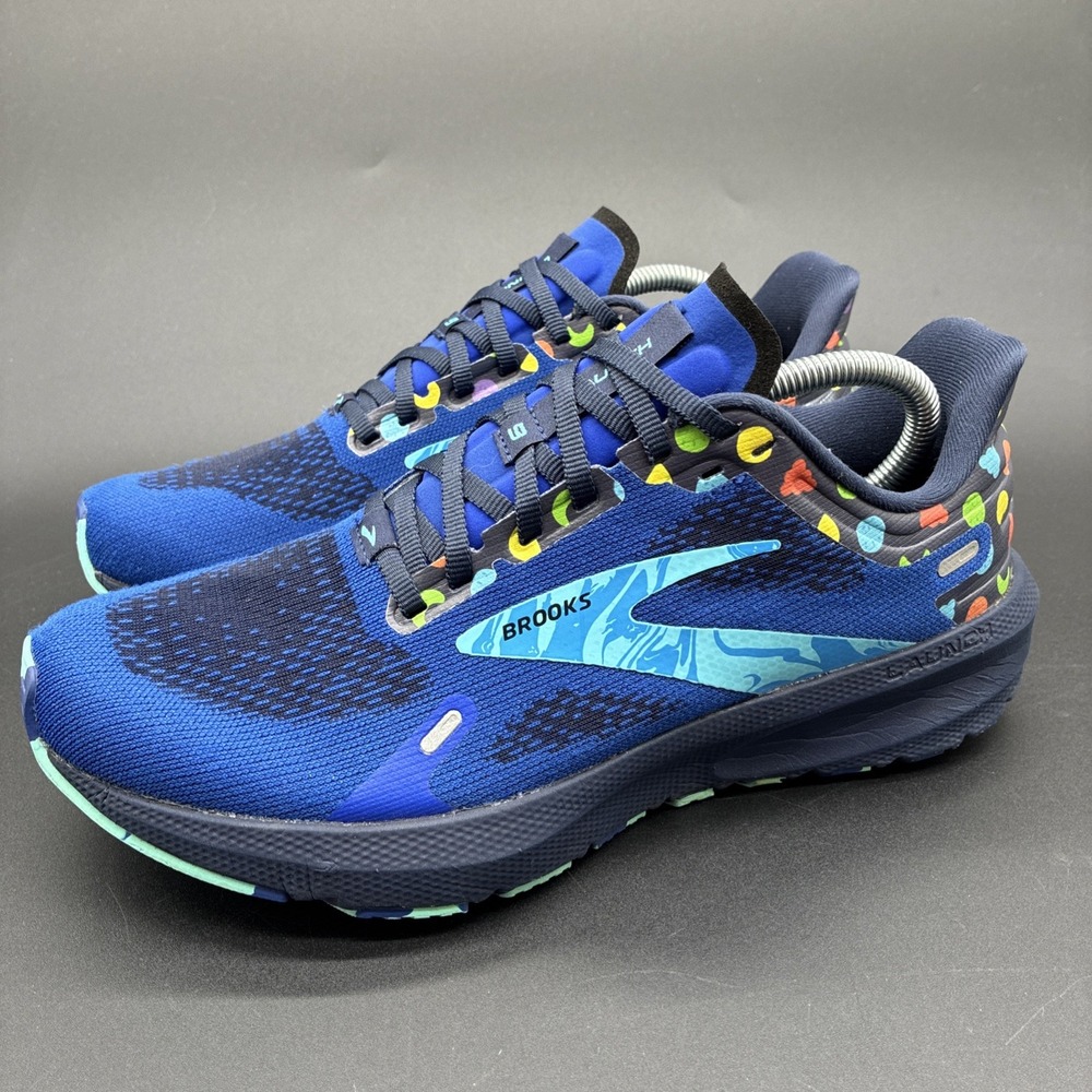Brooks Launch 9 Bowl O' Cereal Running Shoes Women's 8.5 Blue Multicolor